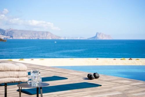Hacer su deporte en la terraza