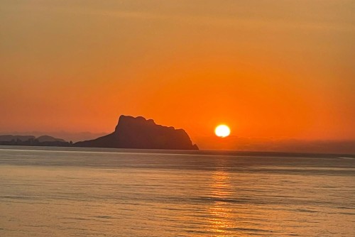 Contemplar el amanecer